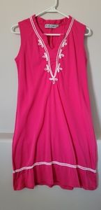 Ava Lynn dress S Pink and White